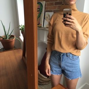 Vintage JL Plum Boxy Long Sleeve Turtleneck